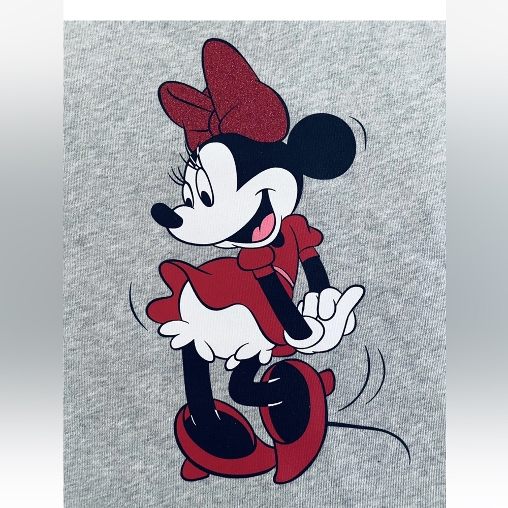 KATE SPADE New York Disney X Minnie Mouse Sweatshirt Gray size Medium NWT - Picture 5 of 7